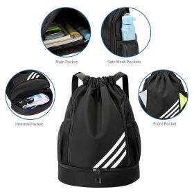 Lightweight Outdoor Drawstring Backpack With Side Pocket