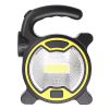 LED Camping Flashlight Lantern AA Battery Power Floodlight + Side Torch Light