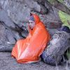 Thermal raincoat and survival blanket