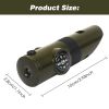 7 In 1 Multifunctional Survival Whistle With LED Light