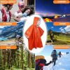 Thermal raincoat and survival blanket