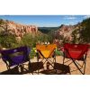 Blue Dual Lock Portable Camping Chair