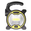 LED Camping Flashlight Lantern AA Battery Power Floodlight + Side Torch Light