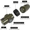 7 In 1 Multifunctional Survival Whistle With LED Light