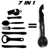 Camping Tableware Outdoor Stainless Steel Knife Fork Spoon Picnic Cutlery
