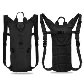 iMounTEK Tactical Hydration Pack 3L Water Bladder Adjustable Water Drink Backpack for Hiking Cycling Climbing Running (Option: BLACK)