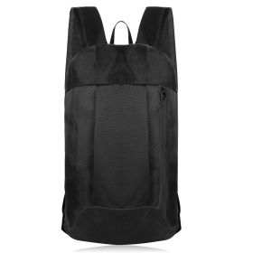 10L Outdoor Sport Backpack Waterproof Daypack Travel Knapsack Schoolbag for Sports Traveling Climbing Cycling Hiking (Option: BLACK)