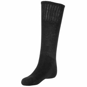COTTON CUSHION SOLE SOCK (Option: BLACK L (SZ.1013))