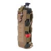 1pc Molle Water Bottle Bag; Travel Camping Hiking Kettle Holder Carrier Pouch