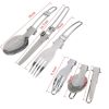 5Pcs Lightweight Camping Cookware Mess Kit