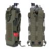 1pc Molle Water Bottle Bag; Travel Camping Hiking Kettle Holder Carrier Pouch