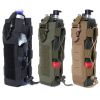 1pc Molle Water Bottle Bag; Travel Camping Hiking Kettle Holder Carrier Pouch
