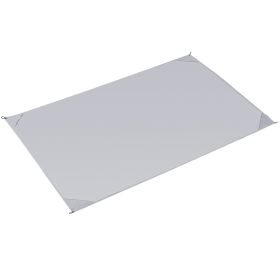 Portable Beach Blanket 4.6â€™ x 6.6â€™ Waterproof Foldable Camping Rug Pocket Sandproof Picnic Mat for Camping Picnic Hiking Grass Travel (Option: Gray)